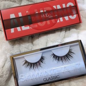 NWT Huda Beauty Classic Lashes and Liquid Lipstick